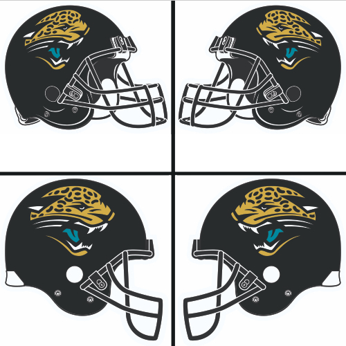 Jacksonville Jaguars Helmet Logo iron on paper